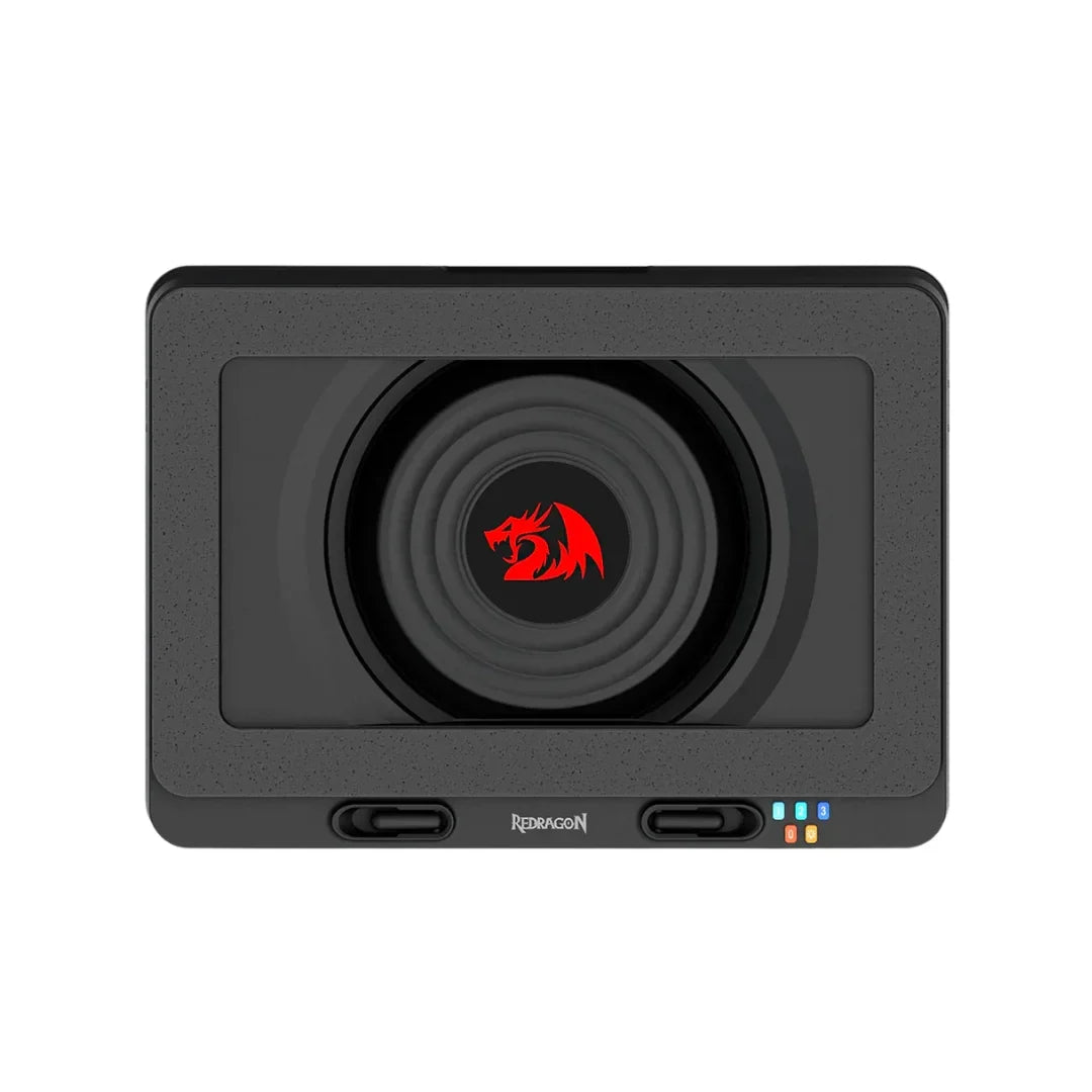 Redragon windseeker laptop cooler gcp512 - ultimate rgb turbo fan cooling solution - cooling stands