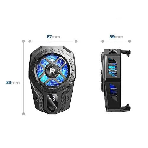 Remax rt-f8i series clamp phone cooler black computer covers & skins