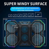 X-race notebook radiator air cooler laptop stand 6 fans