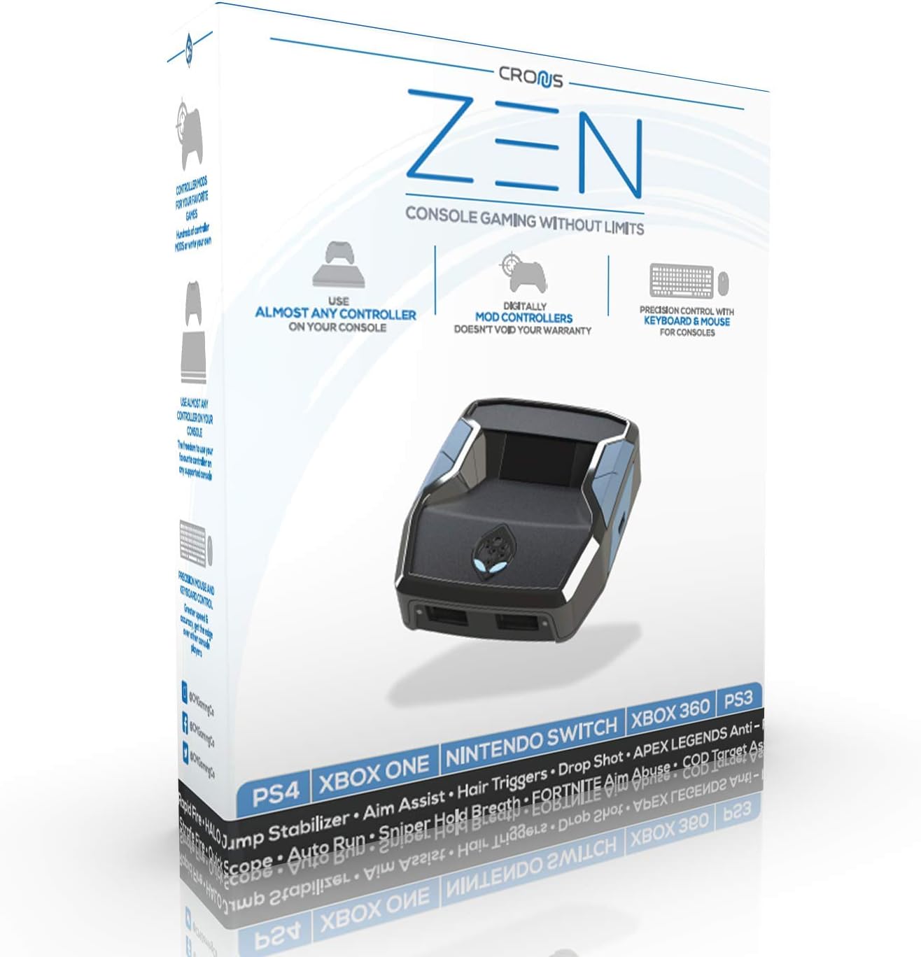 Cronus Zen Controller Emulator for Xbox Playstation Nintendo and PC Controller