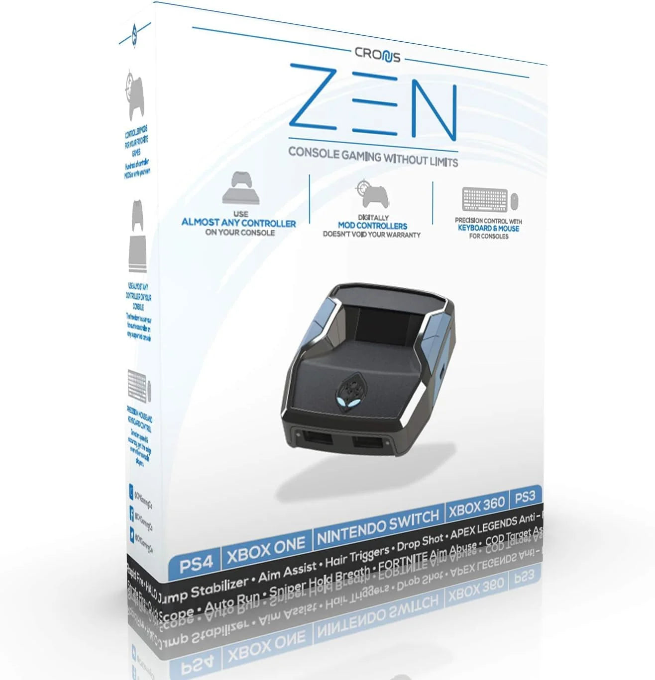 Cronus zen controller emulator for xbox playstation nintendo and pc