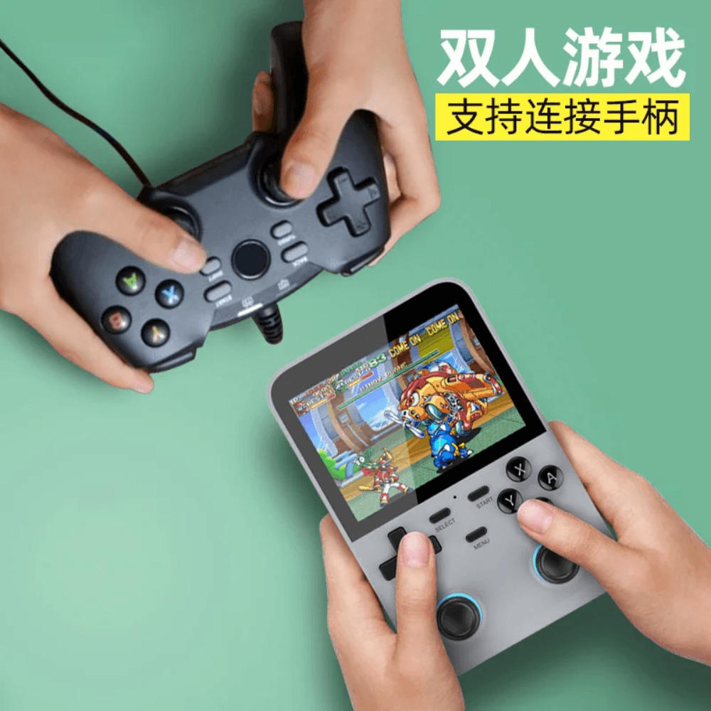 D-007 video game consoles 3.5 inches handheld game players 128g 10000 - Fun Touch