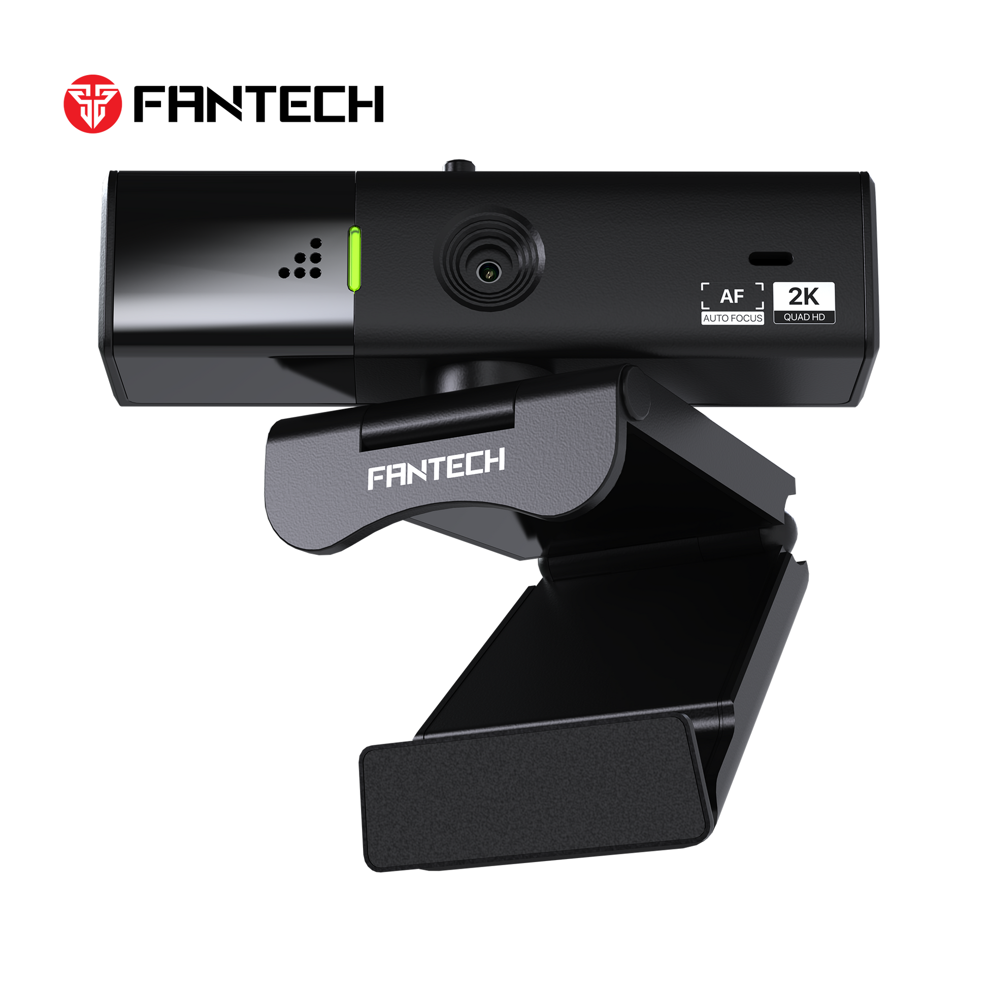 Fantech Luminous C50 Quad High-Definition Webcam 2K Quad-HD Support 60 FPS & 3D Noise Cancelling Mic - - Fun Touch Shop