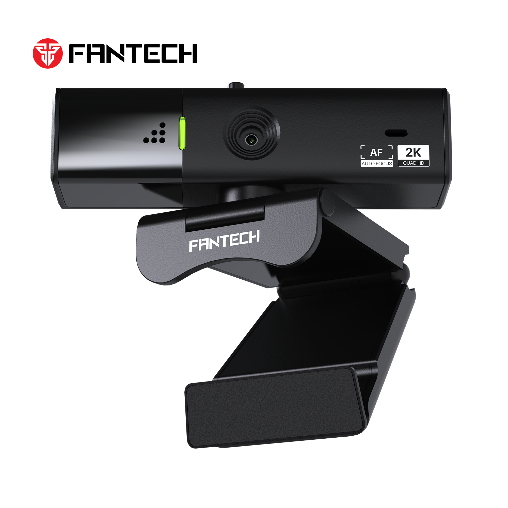 Fantech Luminous C50 Quad High-Definition Webcam 2K Quad-HD Support 60 FPS & 3D Noise Cancelling Mic - - Fun Touch Shop