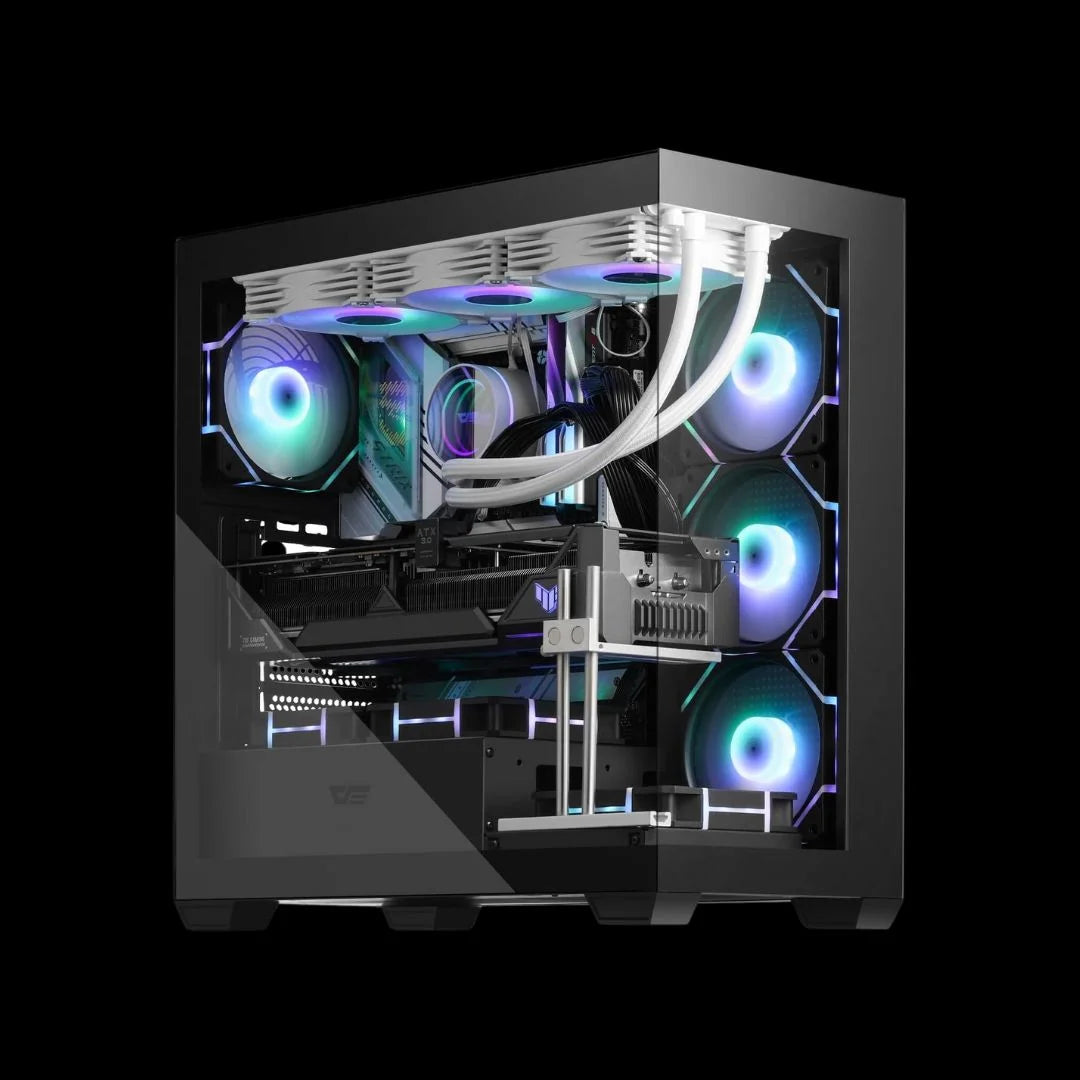 Darkflash (ds900) atx mid-tower pc case 6fan argb