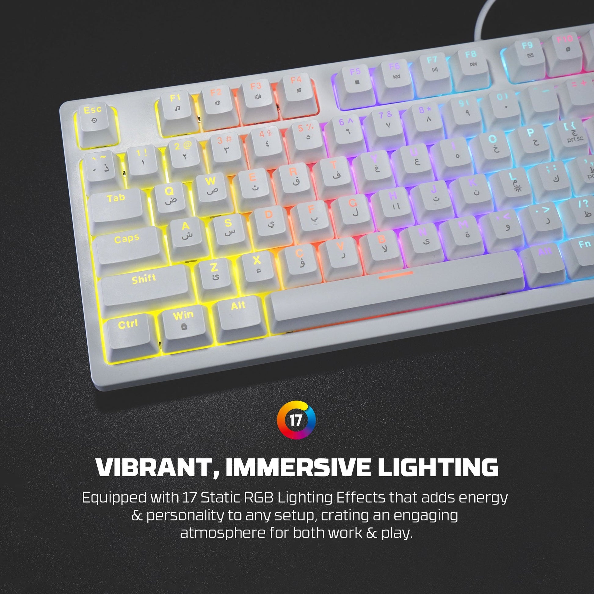 Fantech Hero MK875V2 Gaming Keyboard RGB (PS5 - PS4 - PC) - - Fun Touch Shop