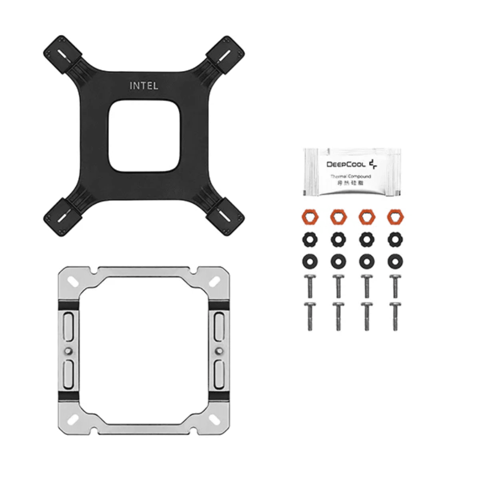 Deepcool ag400 wh argb single tower 120mm cpu cooler - Fun Touch