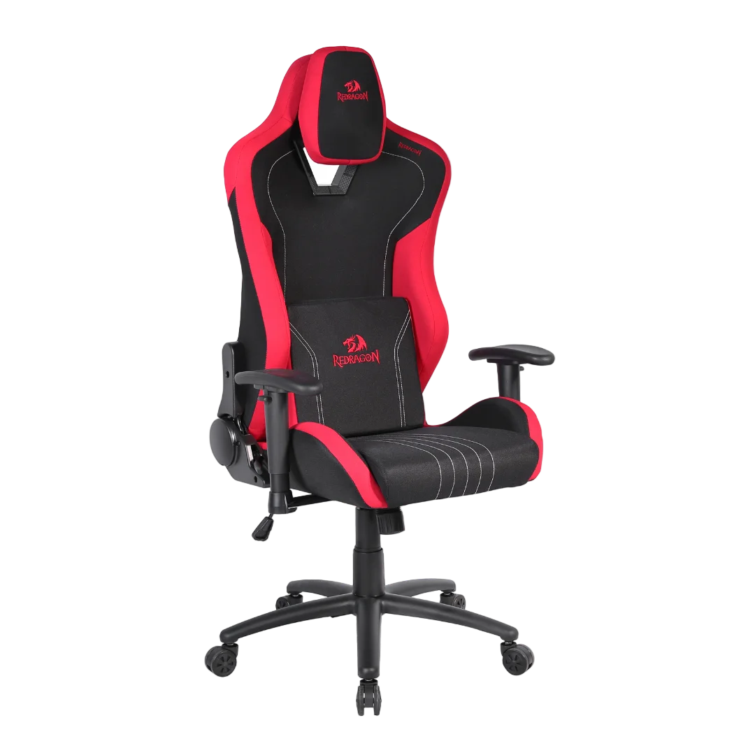 Cadeira gamer redragon heth preta e vermelha c313-b gaming chairs