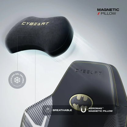 Cybeart | batman classic - chaise de gaming/bureau série apex | lombaire 4d