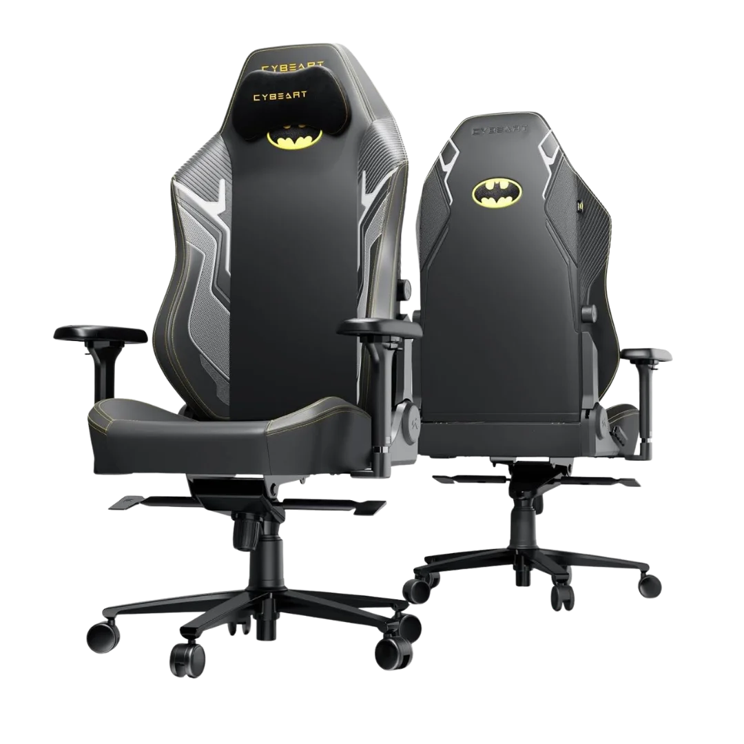 Cybeart | batman classic - chaise de gaming/bureau série apex | lombaire 4d