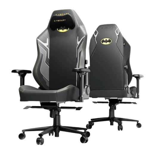 Cybeart | batman classic - chaise de gaming/bureau série apex | lombaire 4d