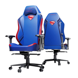 Cybeart | superman classic - chaise de gaming/bureau série apex | lombaire 4d