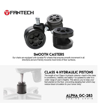 Fantech alpha gc-283 gaming chair | black