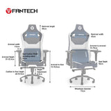 Fantech alpha gc-283 gaming chair | white