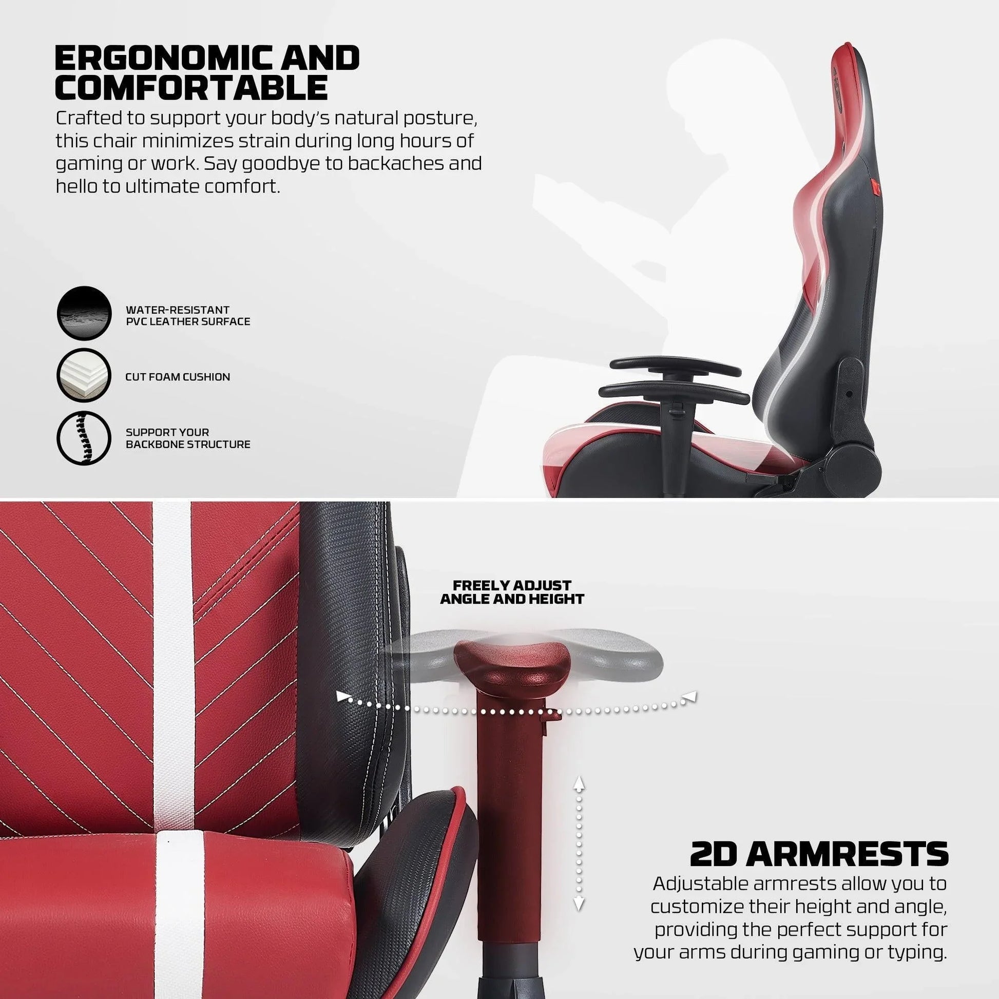 Fantech gc194 gaming chair blue gaming chairs