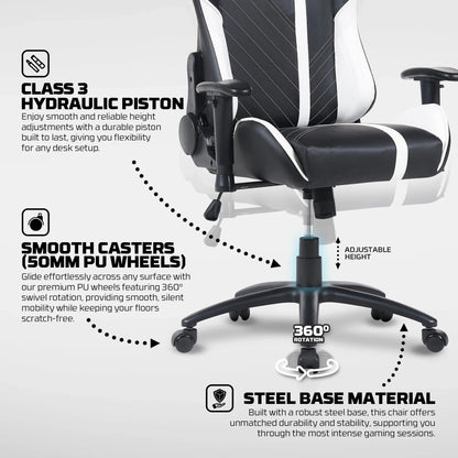 Fantech gc194 gaming chair blue gaming chairs