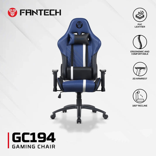 Fantech gc194 gaming chair blue gaming chairs