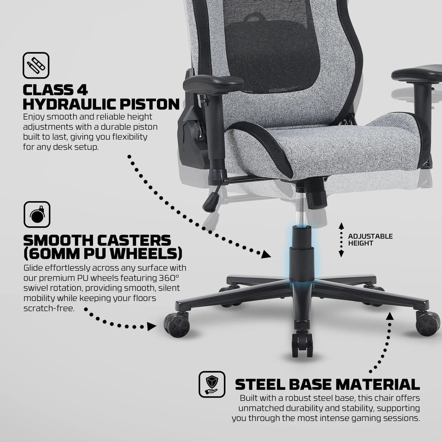 Fantech gc195 gaming chair gaming chairs