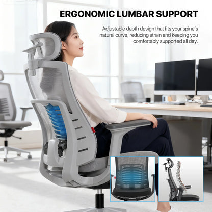 Fantech oc1 ergonomic office chair black