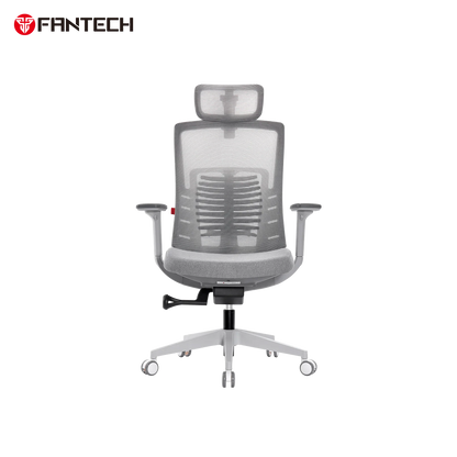 Fantech oc1 ergonomic office chair white office chairs