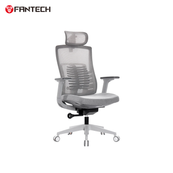 Fantech oc1 ergonomic office chair white office chairs