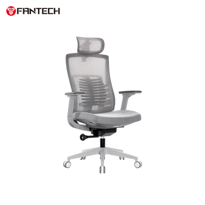 Fantech oc1 ergonomic office chair white office chairs
