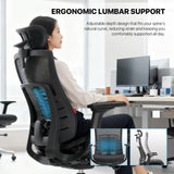 Fantech oc1 pro ergonomic office chair white office chairs