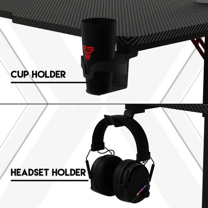 Fantech tigris gd214 gaming desk rgb illumination premium and sleek large