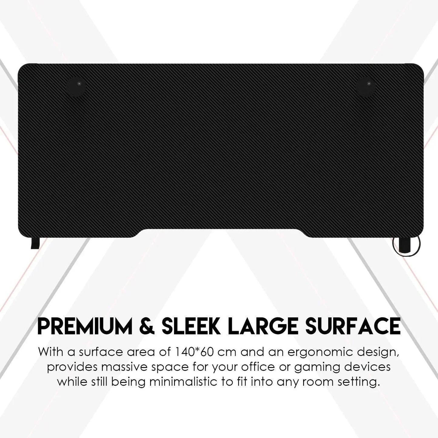Fantech tigris gd214 gaming desk rgb illumination premium and sleek large