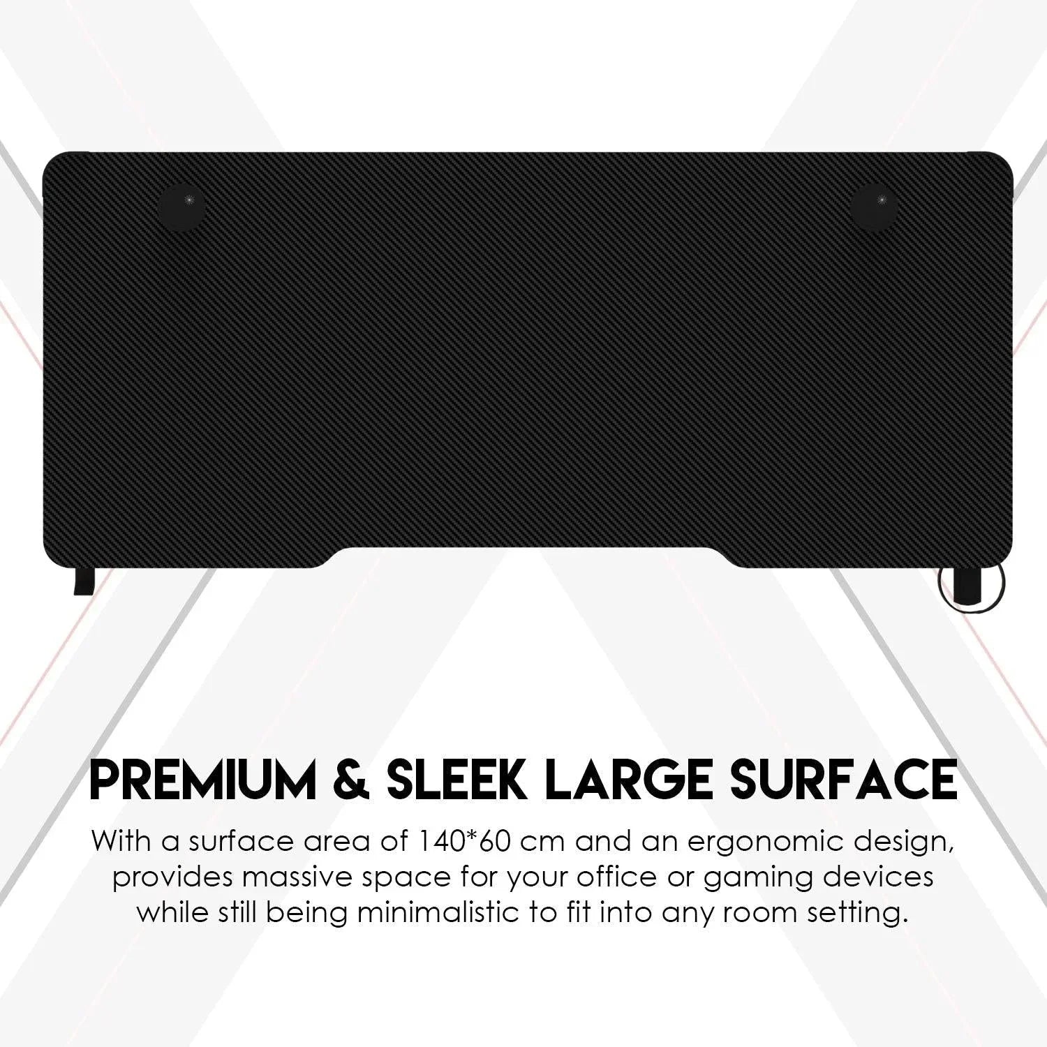 Fantech tigris gd214 gaming desk rgb illumination premium and sleek large