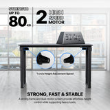 Fantech workstation ws514 adjustable rising gaming desk desks
