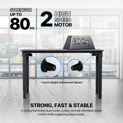 Fantech workstation ws514 adjustable rising gaming desk desks