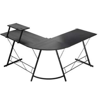 Gameon l-shaped slayer i series gaming desk (size: 129*129*74cm & table top