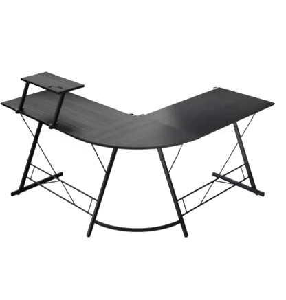 Gameon l-shaped slayer i series gaming desk (size: 129*129*74cm & table top