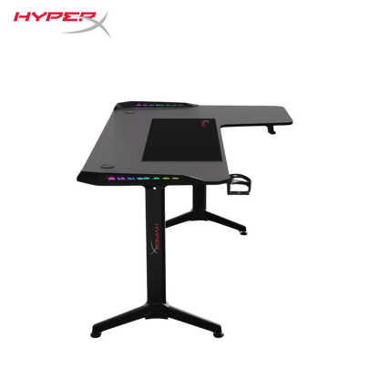 Hyperx gaming desk (l) 160*60 cm (l: 100cm) rgb lighting desks