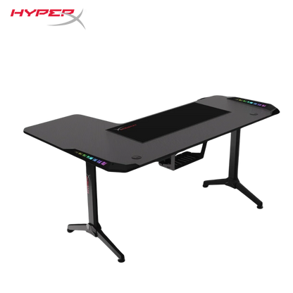 Hyperx gaming desk (l) 160*60 cm (l: 100cm) rgb lighting desks