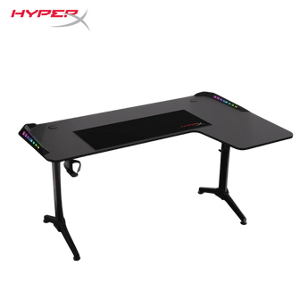Hyperx gaming desk (l) 160*60 cm (l: 100cm) rgb lighting desks