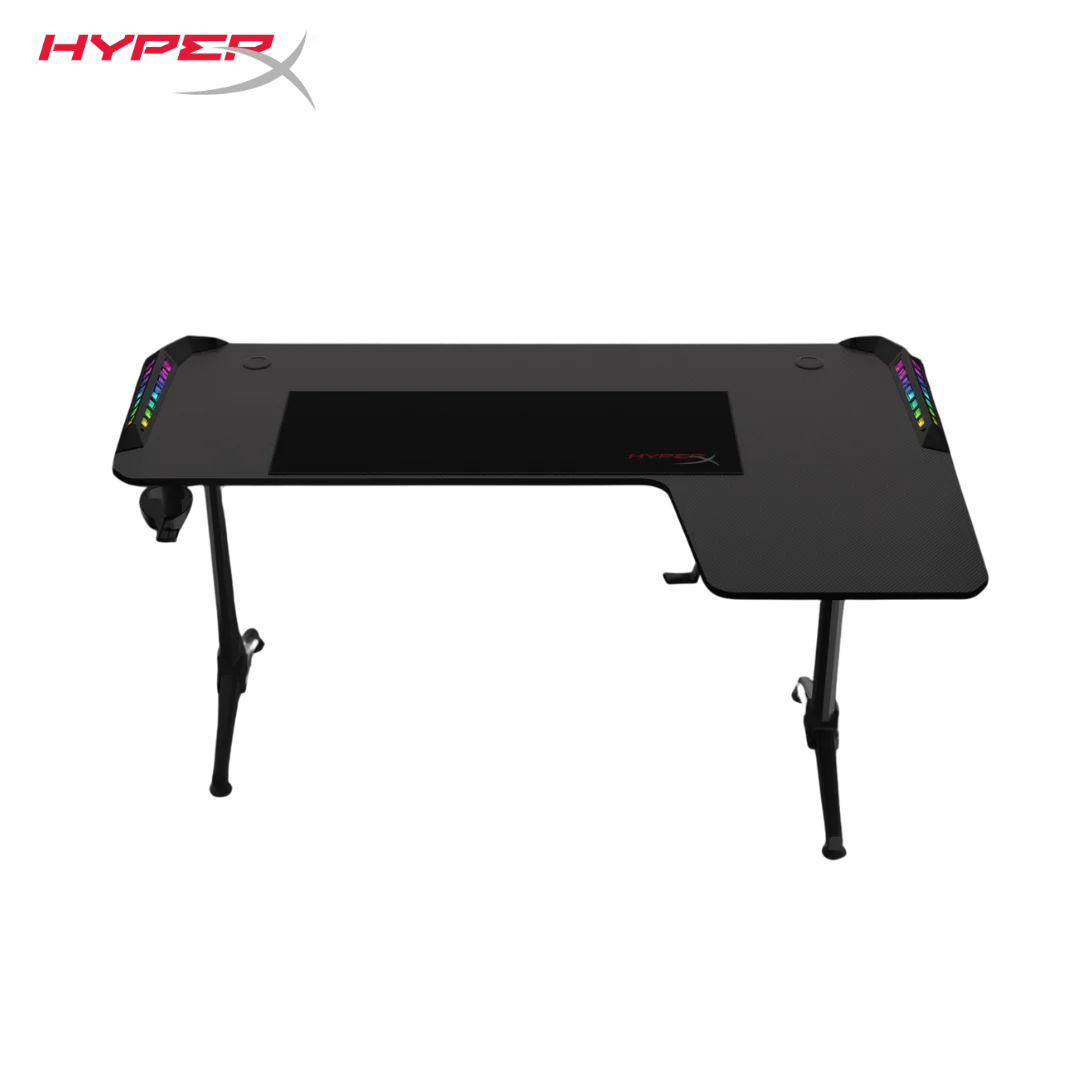 Hyperx gaming desk (l) 160*60 cm (l: 100cm) rgb lighting desks
