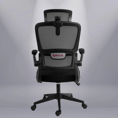 Redragon c214-b hela ergonomic office chair black | c214-w office chairs