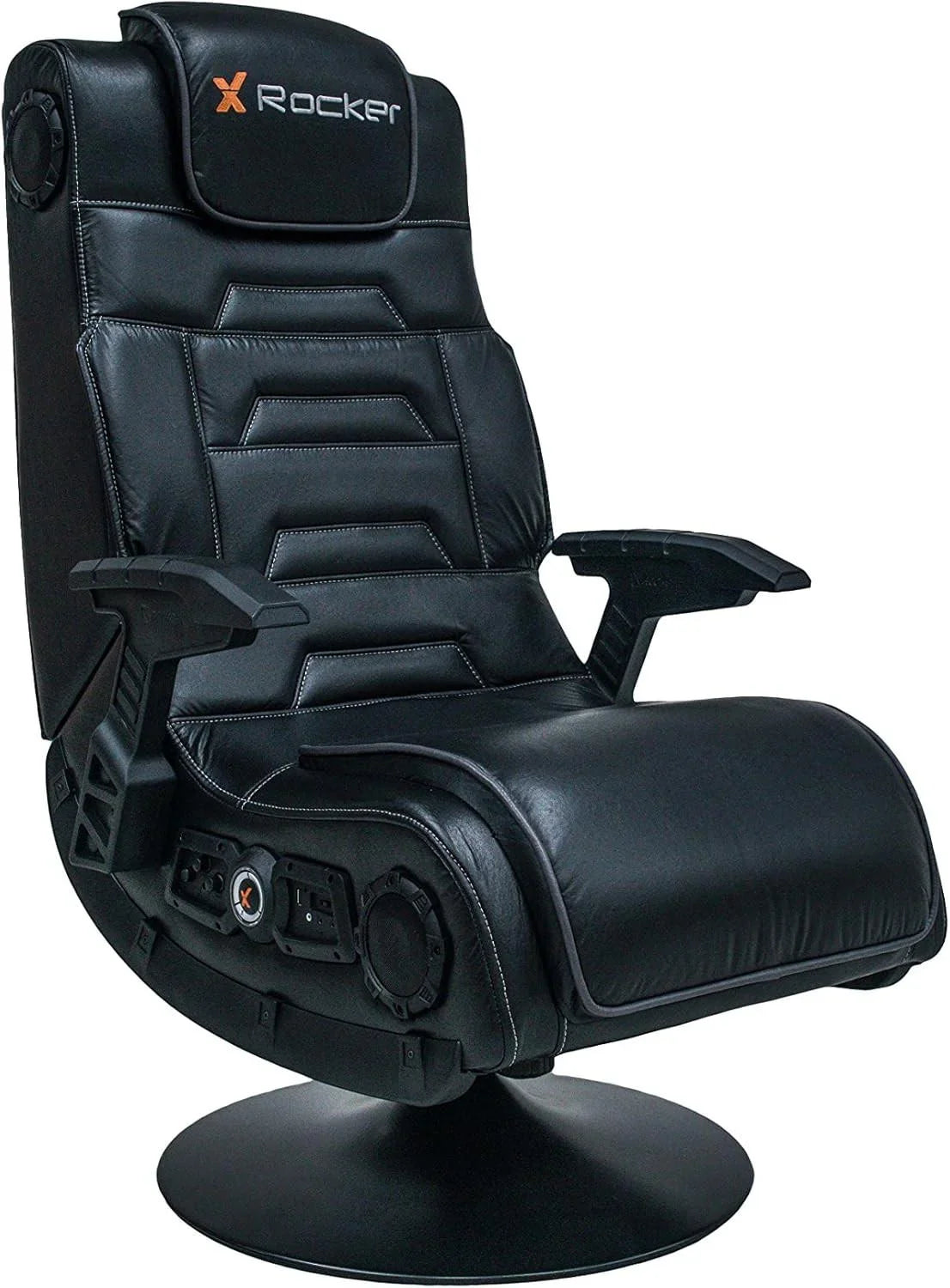 X rocker pro 4.1 pedestal gaming chair with 4.1 wireless audio system gaming