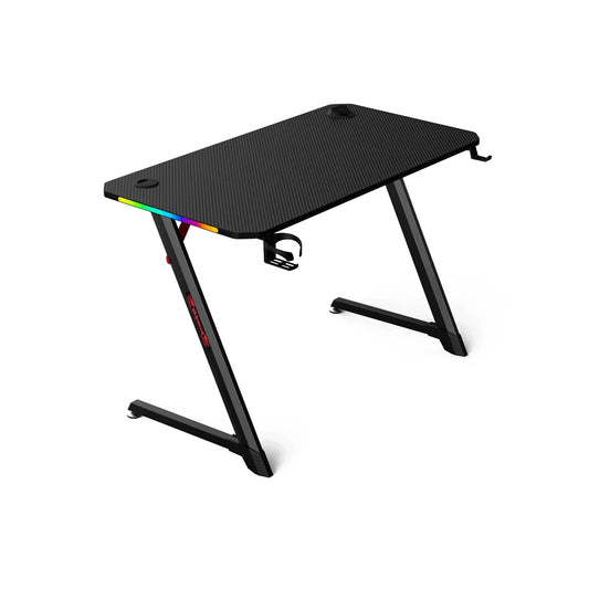 Z-shaped gaming desk