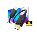 Dm chb075 4k 120hz displayport to displayport kablo 1.5 metre hdmi cables