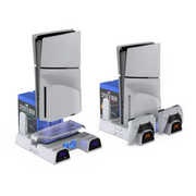 DOBE For PS5 slim host multifunctional heat dissipation base For P5 game