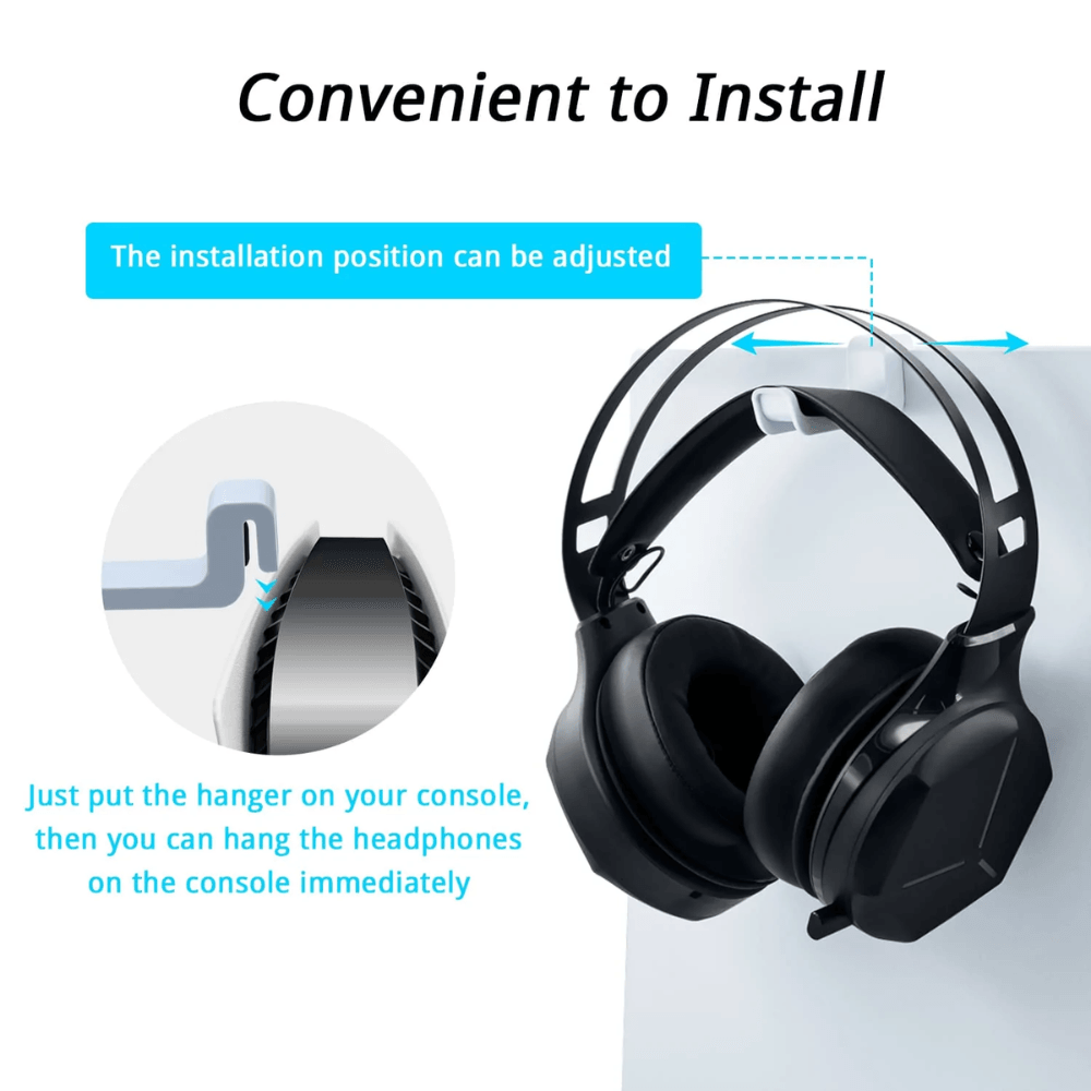 DOBE HEADSET STORAGE SET WITH GAME DISC RACK FOR PS5 (TP5 2509) Console