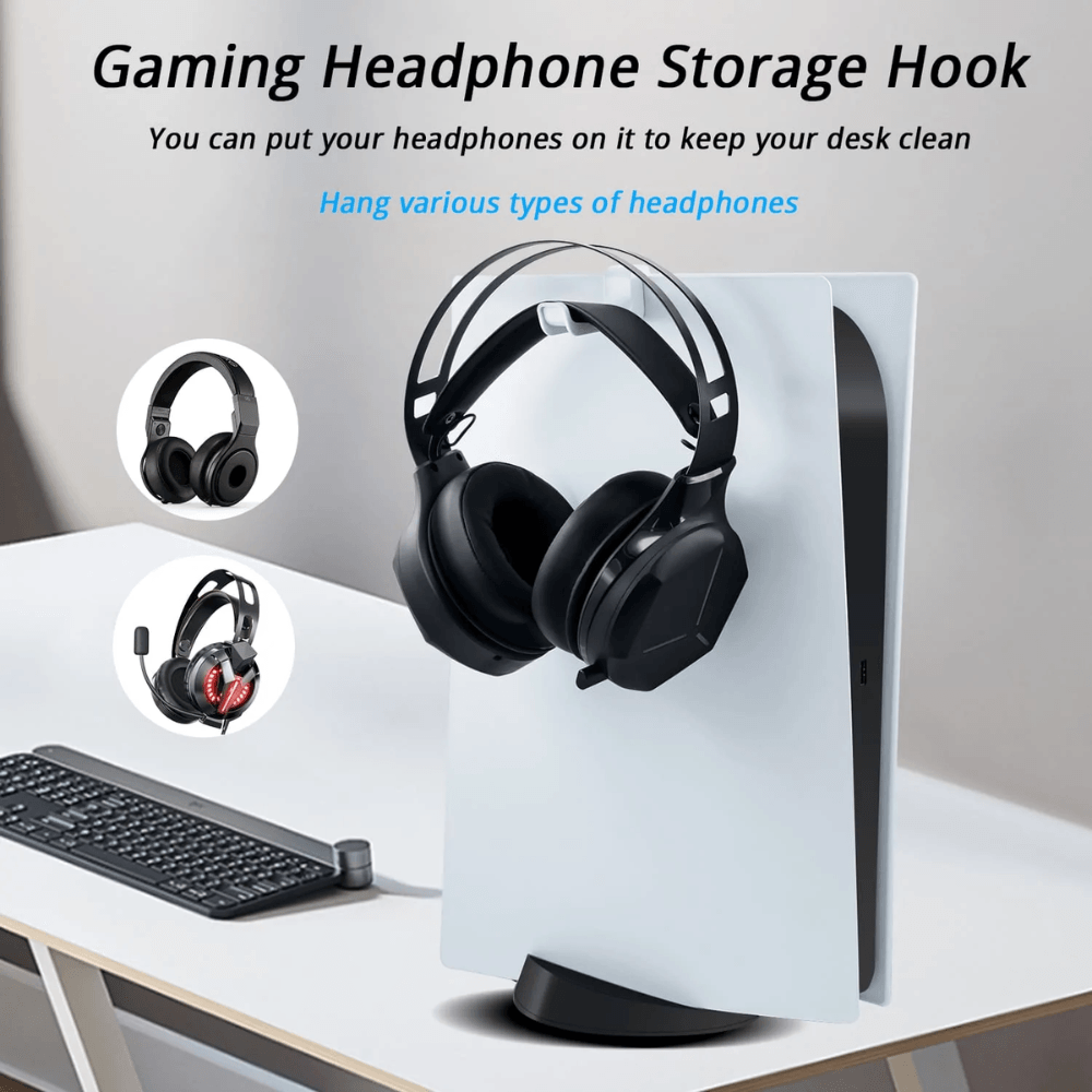 DOBE HEADSET STORAGE SET WITH GAME DISC RACK FOR PS5 (TP5 2509) Console