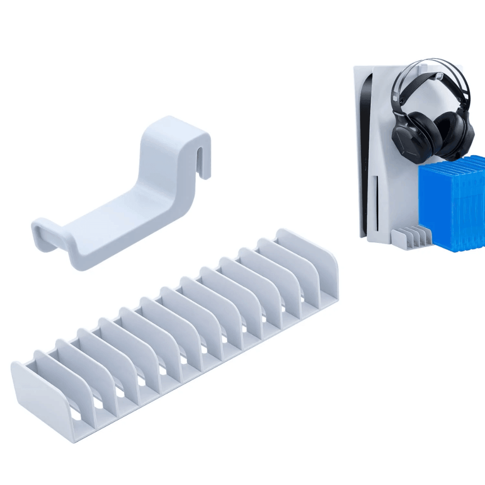 Dobe headset storage set with game disc rack for ps5 (tp5-2509)