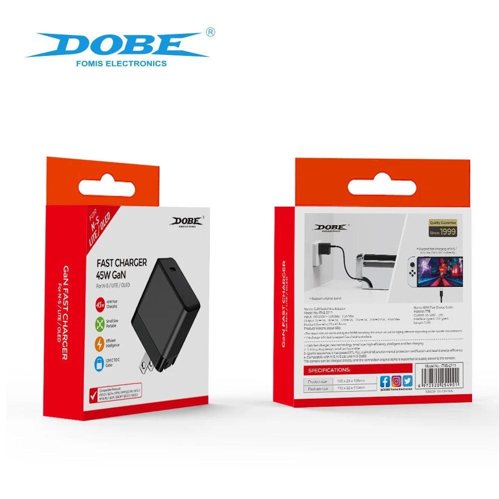 Dobe itns-2111 fast charger 45w gan for n-s/lite/oled - Fun Touch