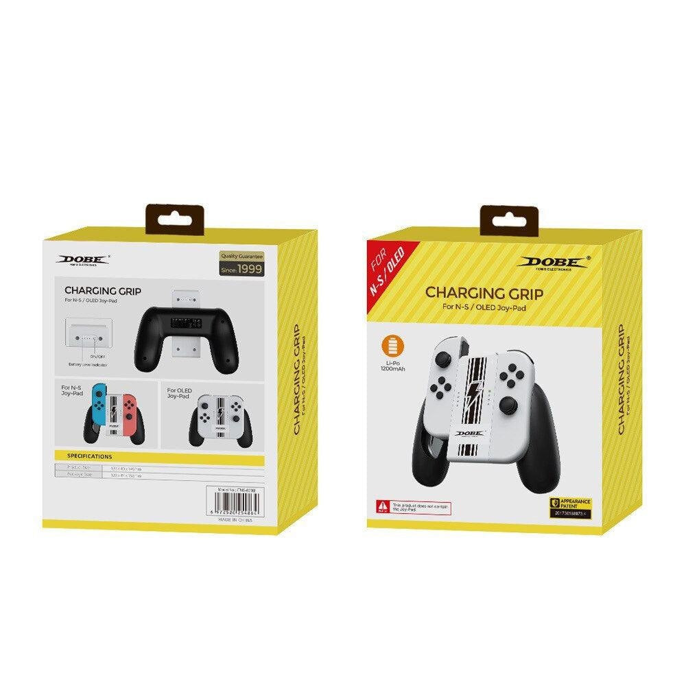 Dobe itns-837b charging grip for n-s/oled joy-pad