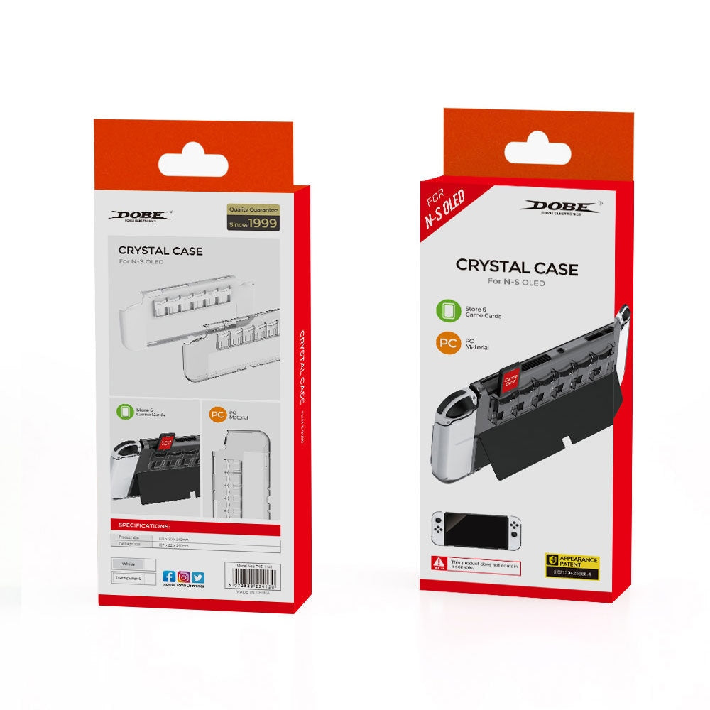 Dobe TNS 1141 Crystal Case For N S OLED Console