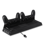 DOBE TP4 - 023B For PS4 Slim Console Vertical Stand with Cooling Fan Console 15
